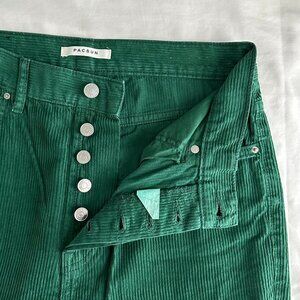 Size 28 PacSun Green Corduroy Dad Jeans